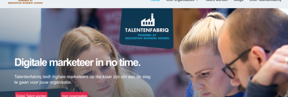 Talenten werken aan hun eigen acquisitie